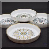 P41. Set of 4 Royal Worcester bone china coasters. - $16 